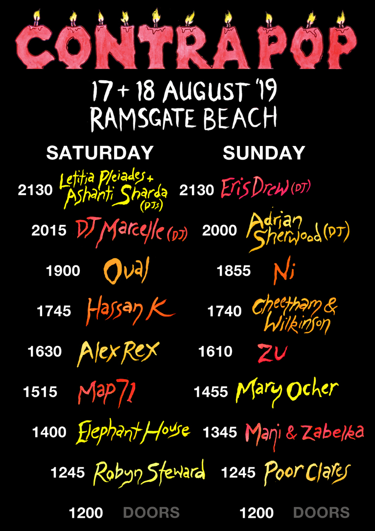 Contra Pop 2019 running order