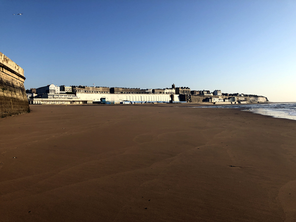 Ramsgate beach at low tide